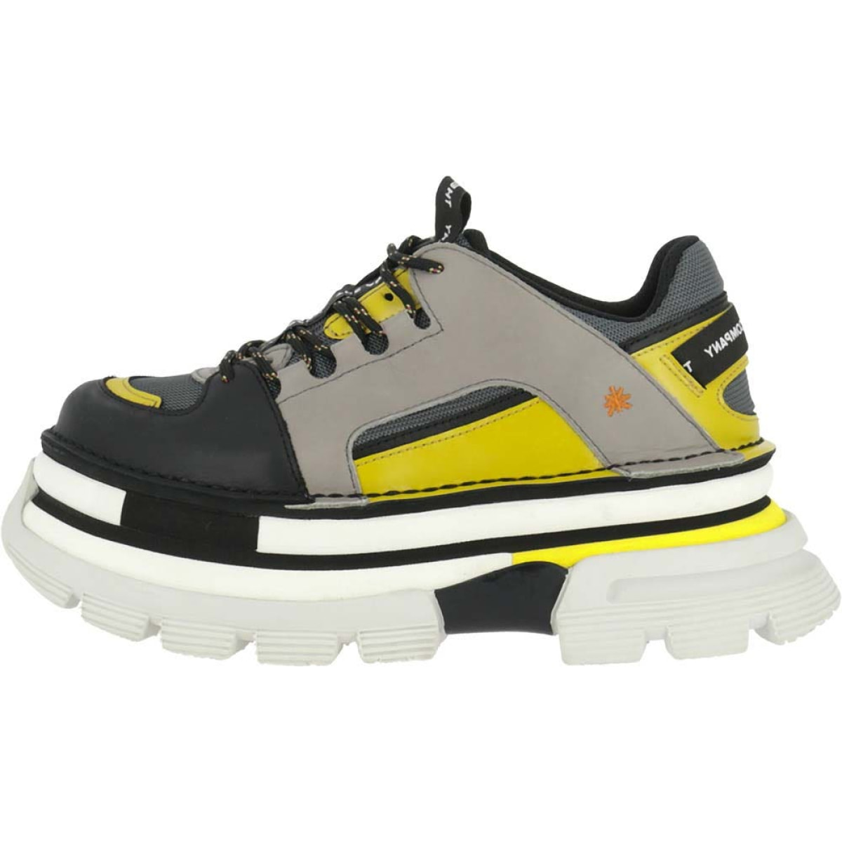 Zapatos 1640 MULTI LEATHER GREY-YELLOW/ ART CORE 2 color Grey-yellow