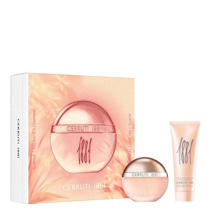 1881 Pour Femme - Coffret Eau de Toilette 50ml + Lait Corps Parfumé 75ml