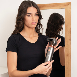 Secador iónico Chic Voyager 2200W - Gris y rosa