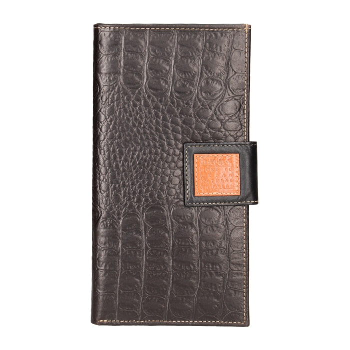Portafoglio unisex in vera pelle - Modello Aethel - 23.0 x 12.0 x 2.0 cm