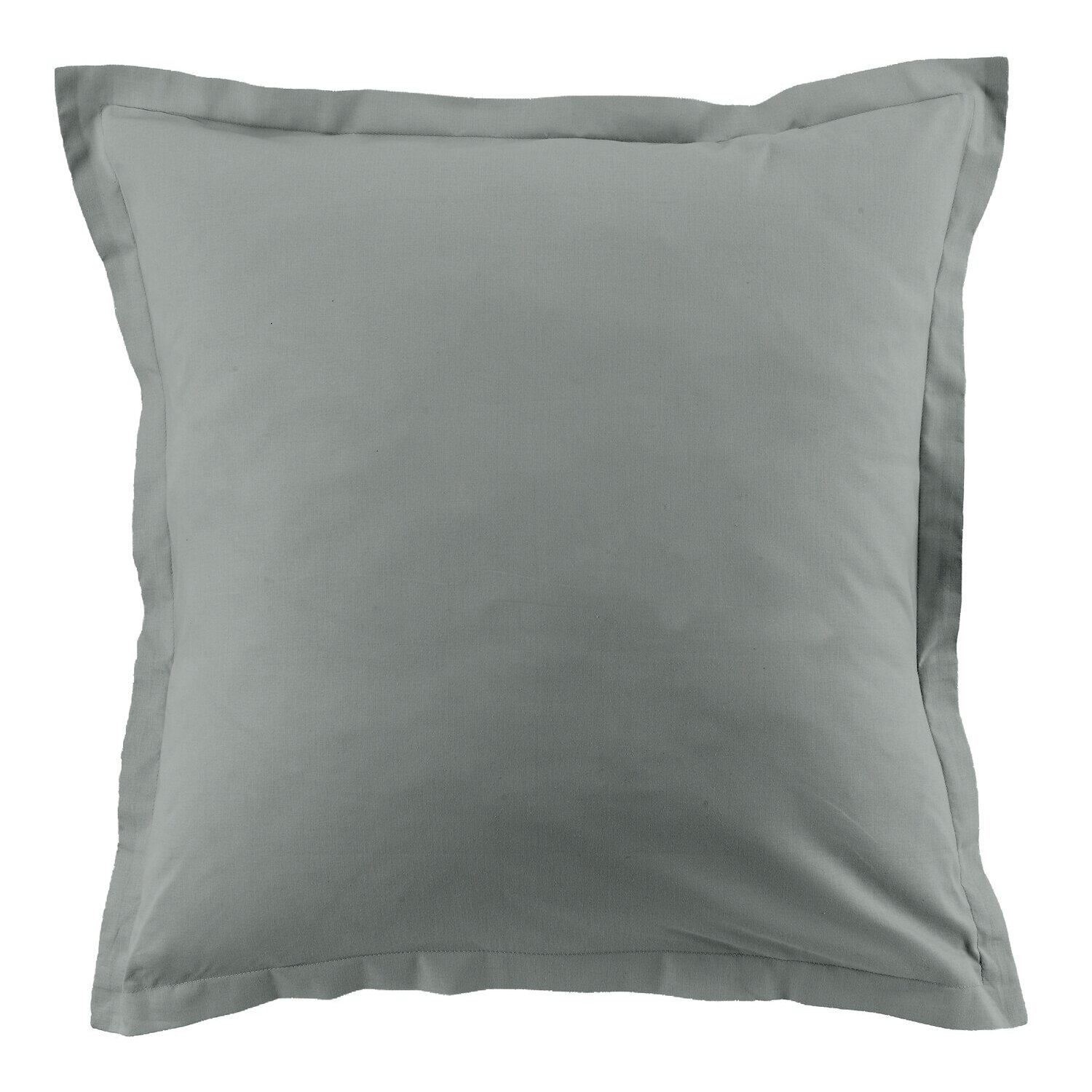 Lot de 2 taies d'oreiller 100% coton 57fils argent