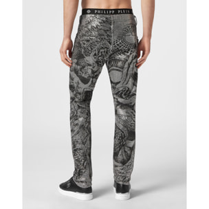 PHILIPP PLEIN Jeans Straight Cut TATTOO