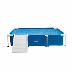 Intex 48404NP - Piscina Fuori Terra Rettangolare per Cani, con Pompa Filtro 1136 L/h, 229x152x46 cm