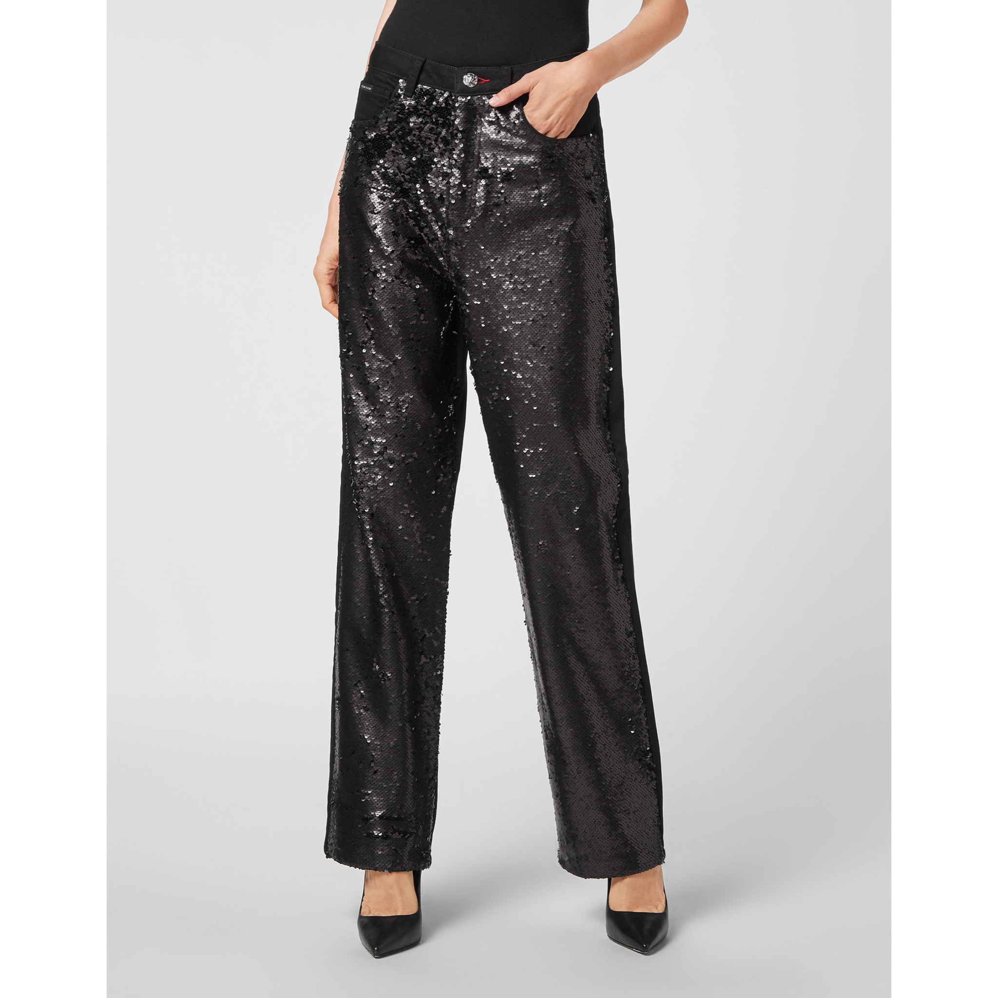 PHILIPP PLEIN Denim Trousers Loose Fit