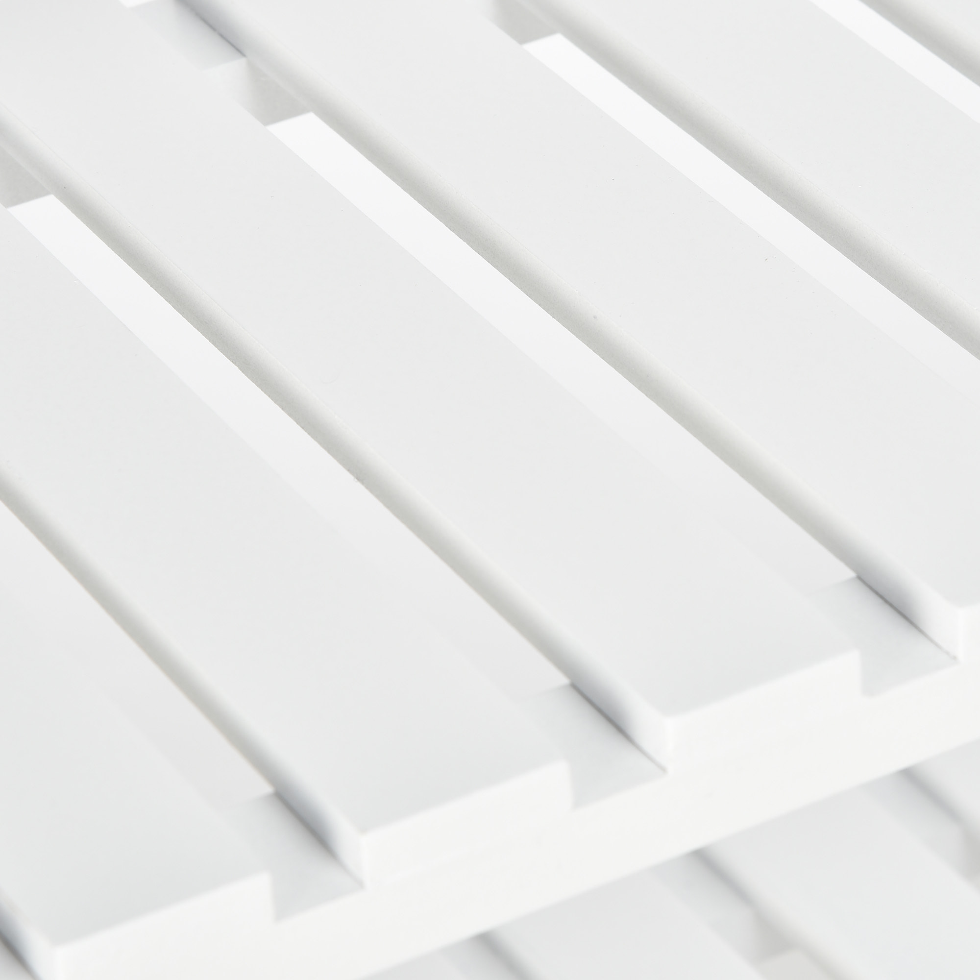 Meuble à chaussures range-chaussures 3 niveaux MDF bambou blanc