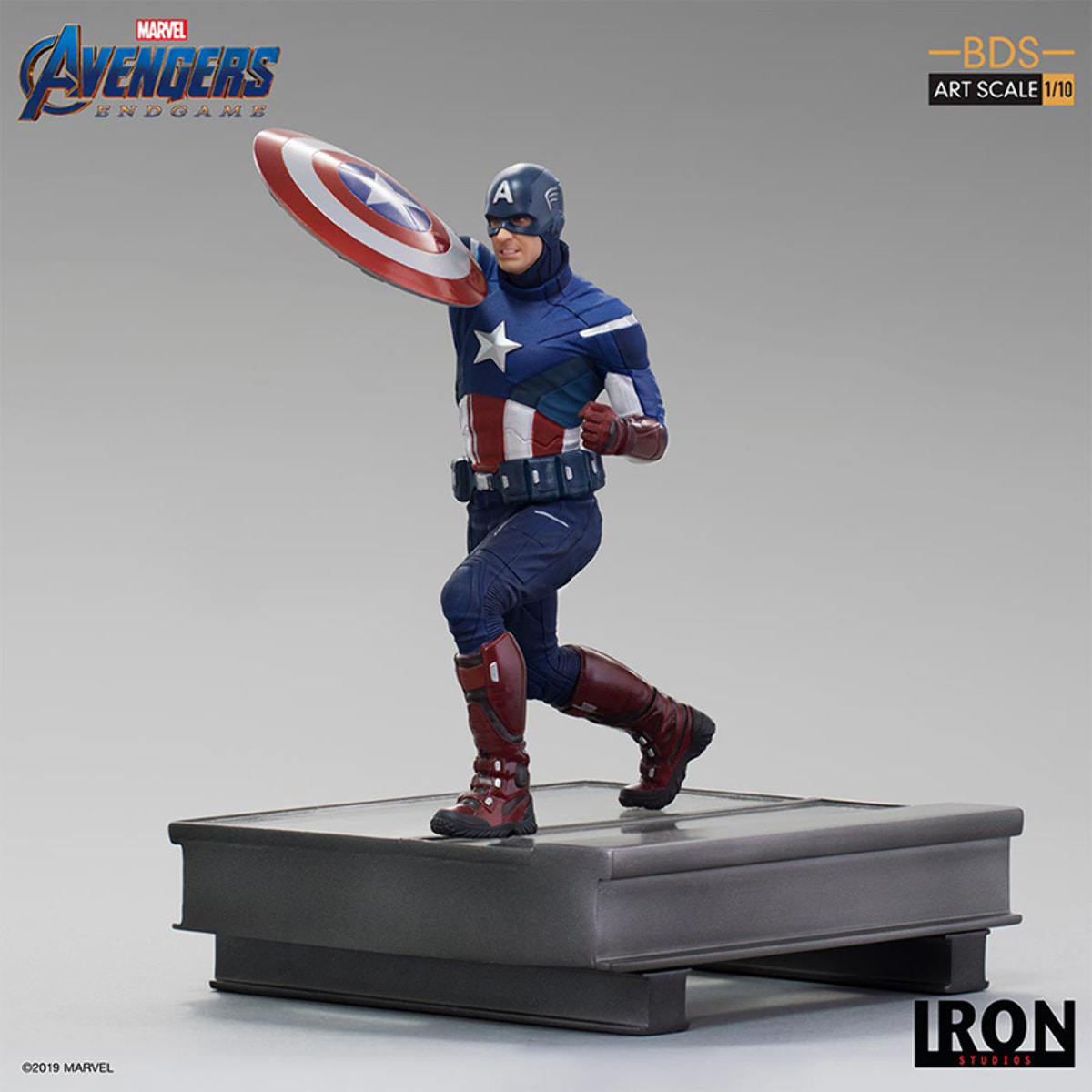 Avengers: Endgame Statua Captain America 2012 Scala 1/10 20cm Iron Studios