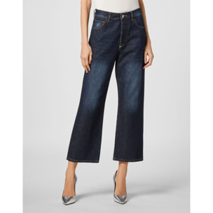 PHILIPP PLEIN Denim Trousers Loose Fit ICONIC PLEIN