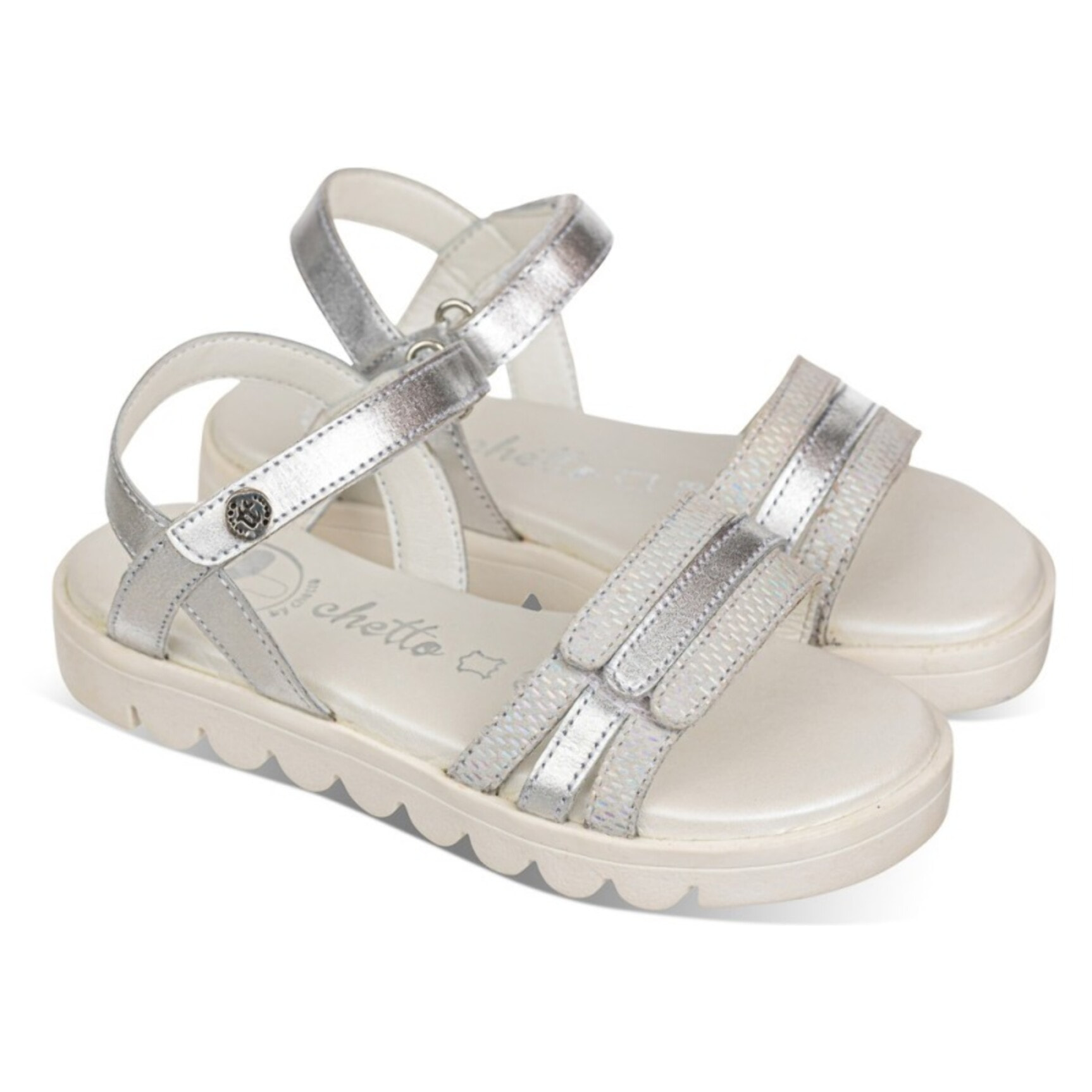 Sandalia flexible velcro