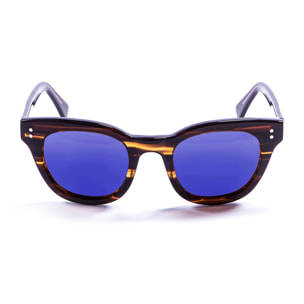 Gafas de sol LENOIR CROISETTE - Marrón / Revo azul