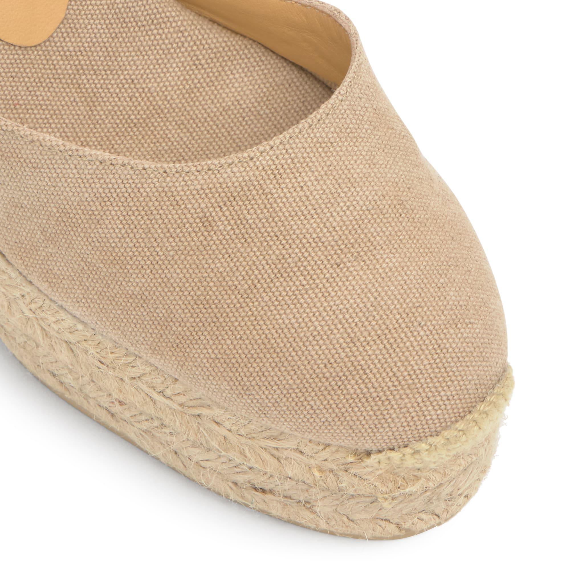 Alpargata cuña de yute 11cm doble plataforma