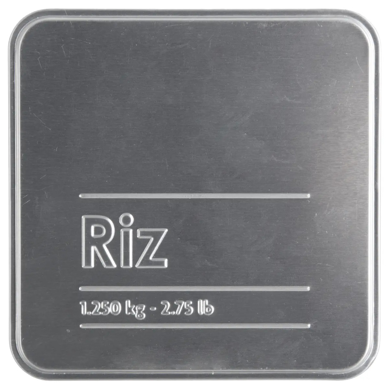 Boîte à riz en métal "Black Edition" noir