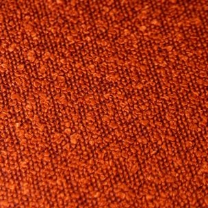 Lot de 2 chaises en tissu bouclé, piètement chromé - ISYA