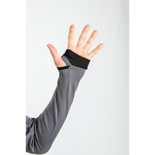 Chaqueta ECOActive Light Insulated Jacket with cap marca ECOON - Negro / Gris