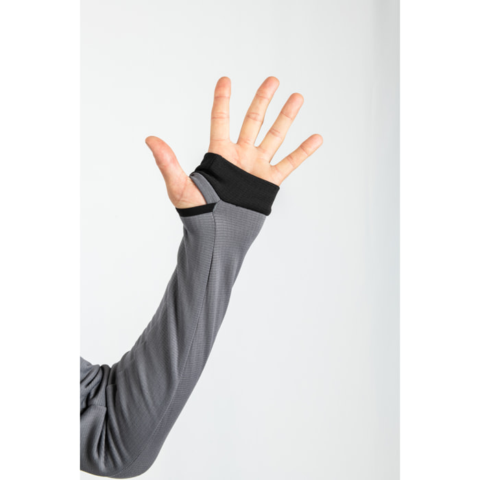 Chaqueta ECOActive Light Insulated Jacket with cap marca ECOON - Negro / Gris