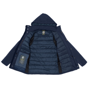 Giacca Hot Buttered termica impermeabile Nusakan blu navy.