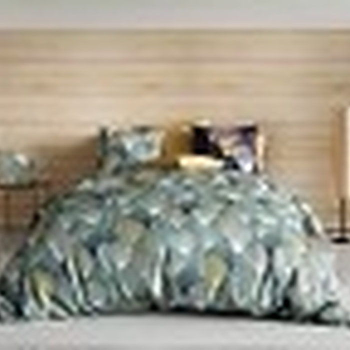 Parure de draps 100% coton imprimé - cottey - vert