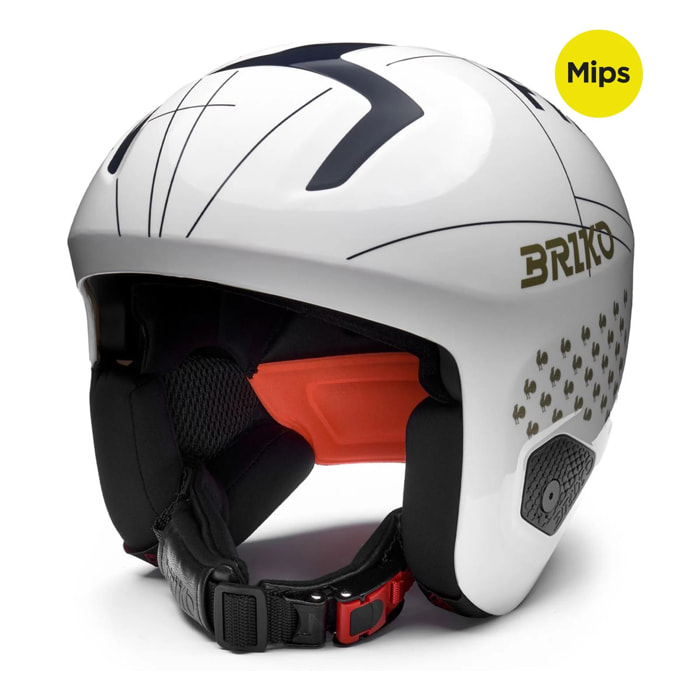 Briko - Caschi, Uomo Donna, Bianco - Vulcano 2.0 France Mips