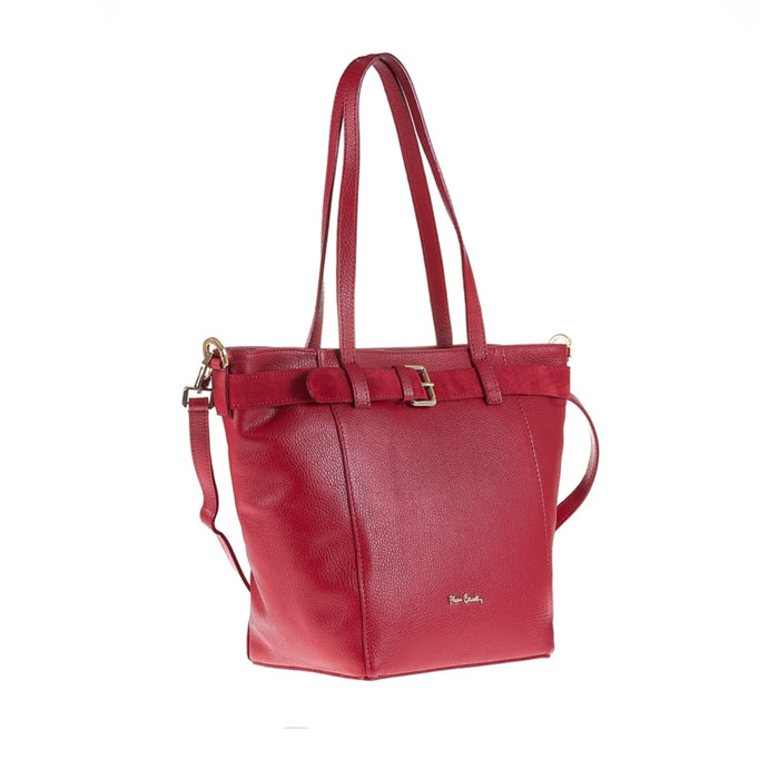 Borsa a spalla da donna Made in Italy - Modello Celeste Elite - 100% pelle - 42.0 x 30.0 x 16.0 cm