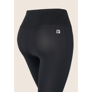 Leggings 7/8 vita incrociata in tessuto tecnico