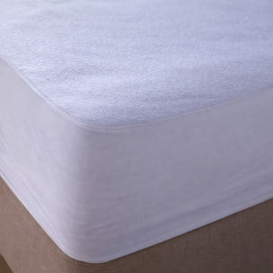 Lot de 2 Protège matelas, en coton, imperméable, bonnet 30 cm