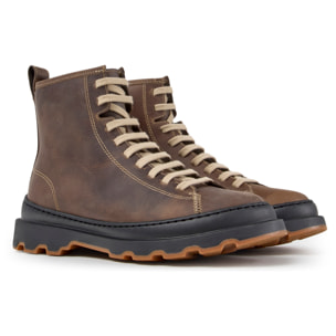 Botines - CAMPER Brutus+ - Beige - Piel nobuk