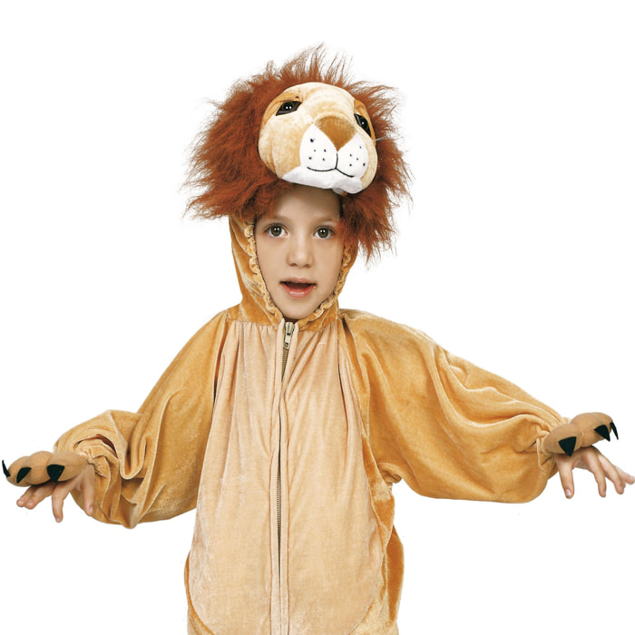 Travestimento Tuta Costume Carnevale Leoncino Bambino