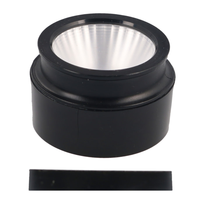 Forlight Módulo LEGGO Iluminación LED Integrada para Hogar, Acabado Negro Matizado, Eficiencia Energética, Diseño Moderno y Duradero en Policarbonato y Aluminio