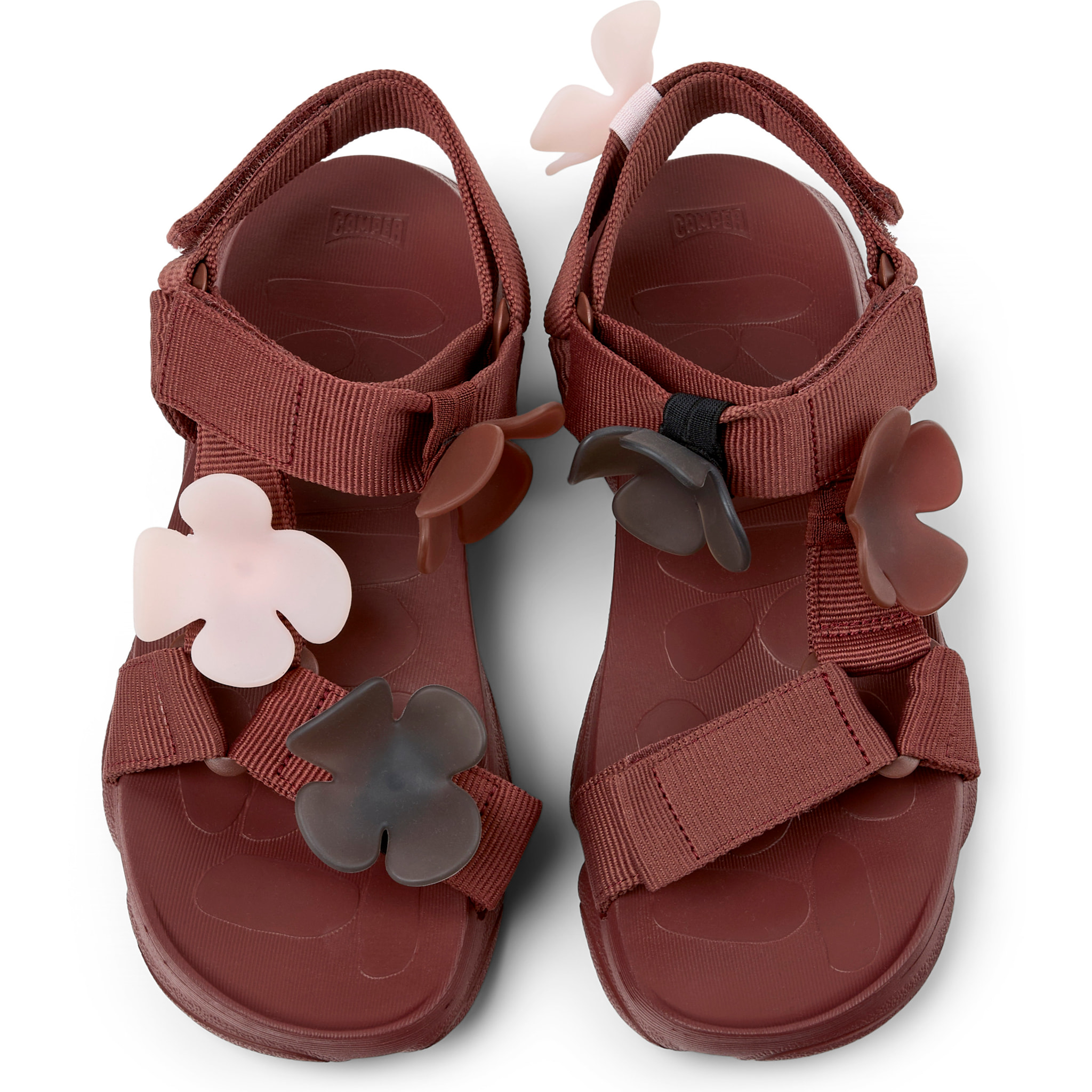 Sandalias - CAMPER Karst Sandal Twins - Burdeos - Textil técnico