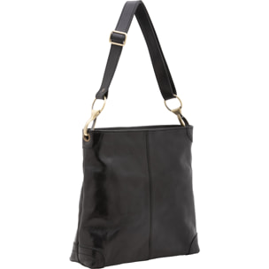 Borsa a spalla  da donna In Vera pelle Made in Italy 32x32x11 cm