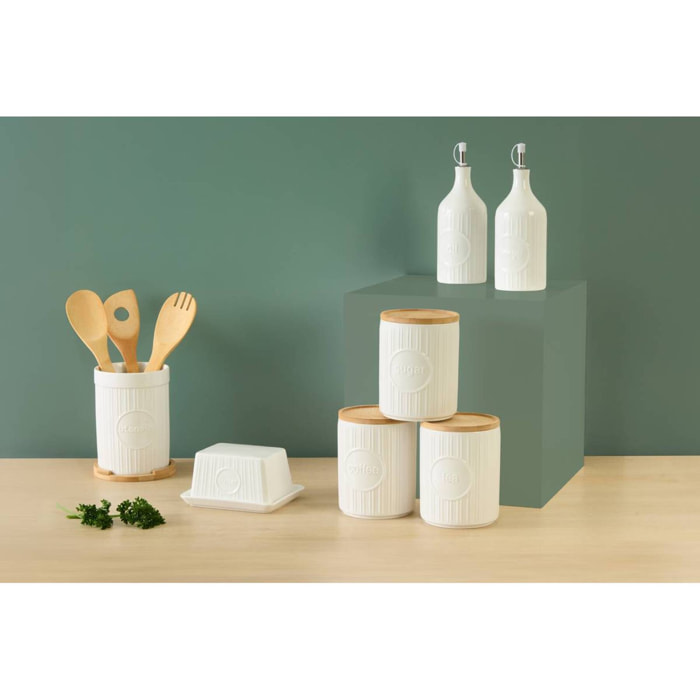 Beurrier grès blanc