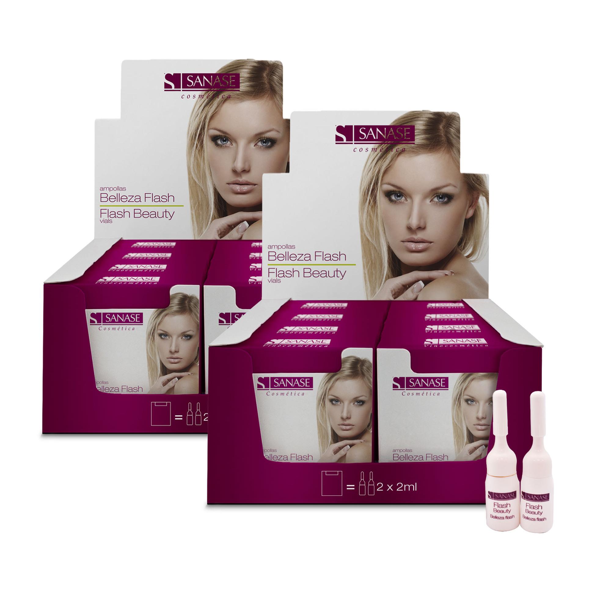 BEAUTY FLASH DISPLAY 2 X 2 ML SANASE DAP CONFEZIONE DA 2