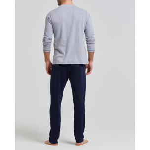 Pigiama lungo caldo cotone Windsor