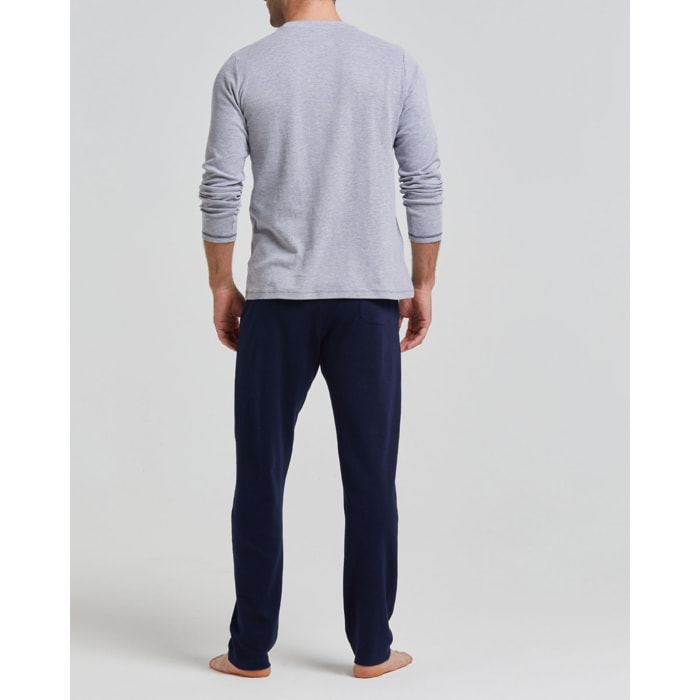 Pigiama lungo caldo cotone Windsor