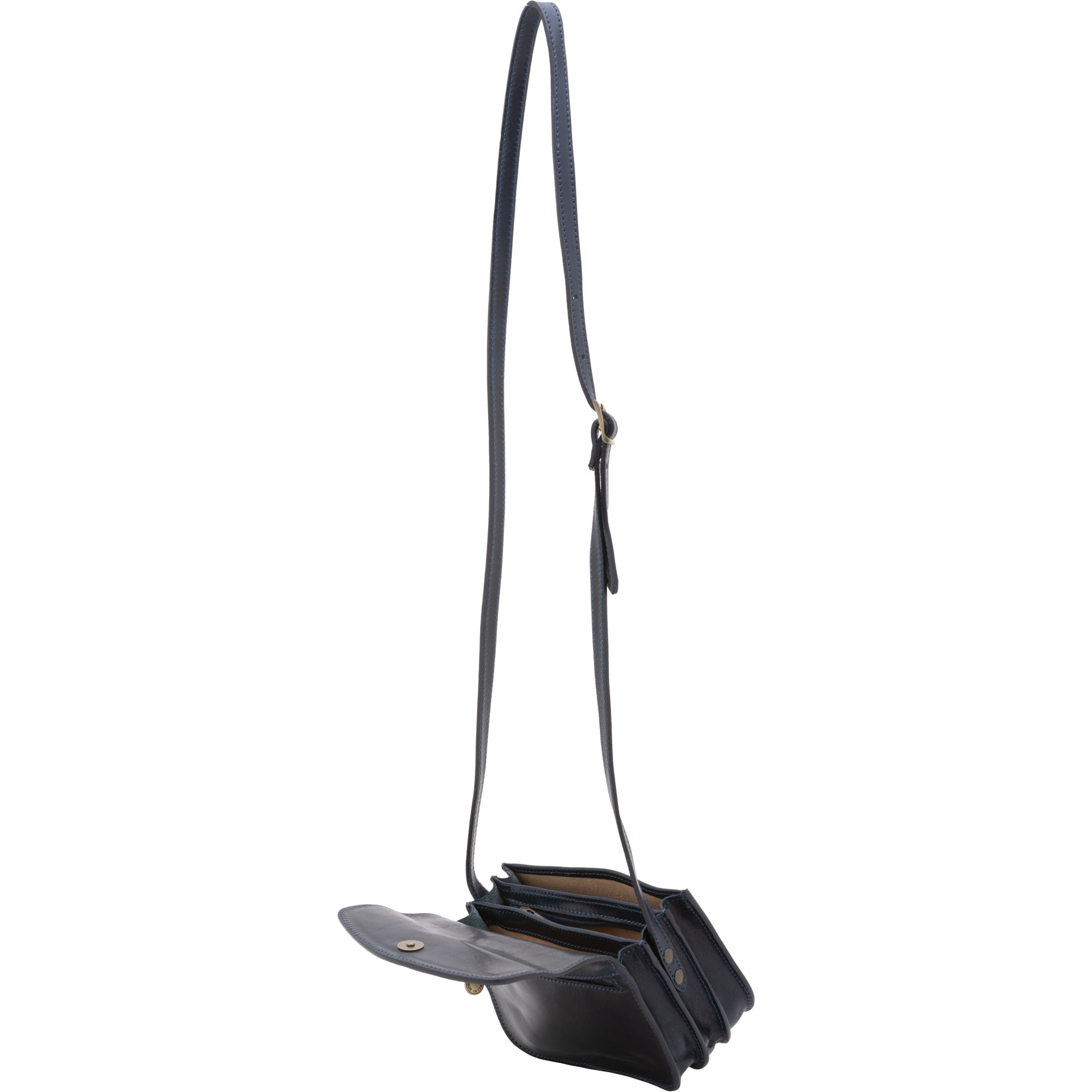 Borsa a tracolla  da donna In Vera pelle Made in Italy 19x13x9,5 cm