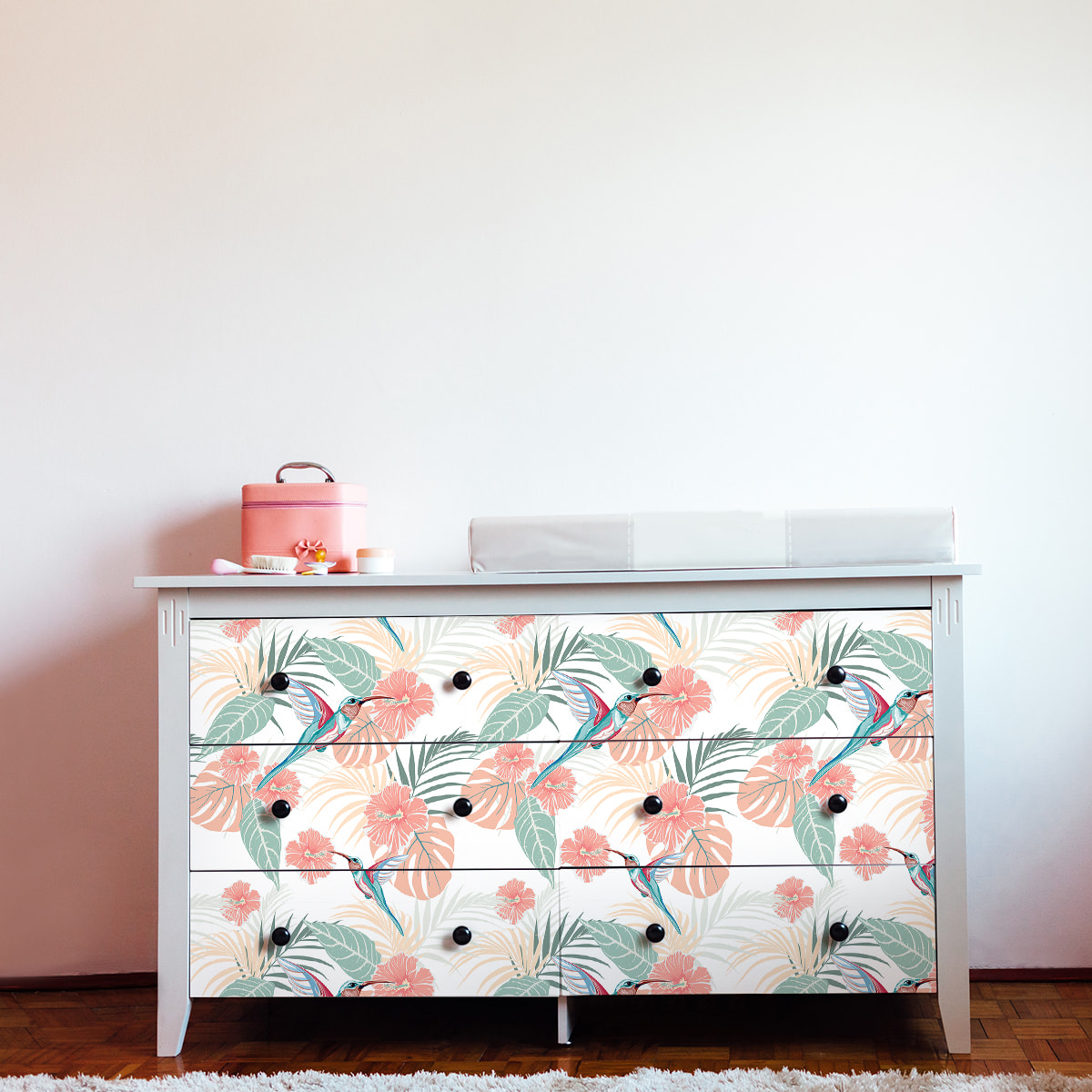 Sticker meuble tropical Faaa 40 x 60 cm
