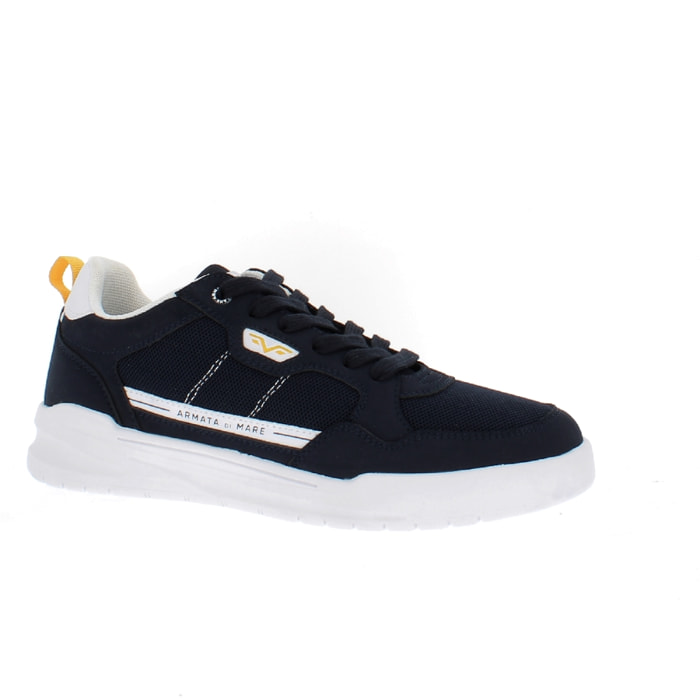 Armata di Mare Scarpe Uomo Sneakers Casual Stringate con Soletta Rimovibile in Memory Foam AMU SS23D318 Navy