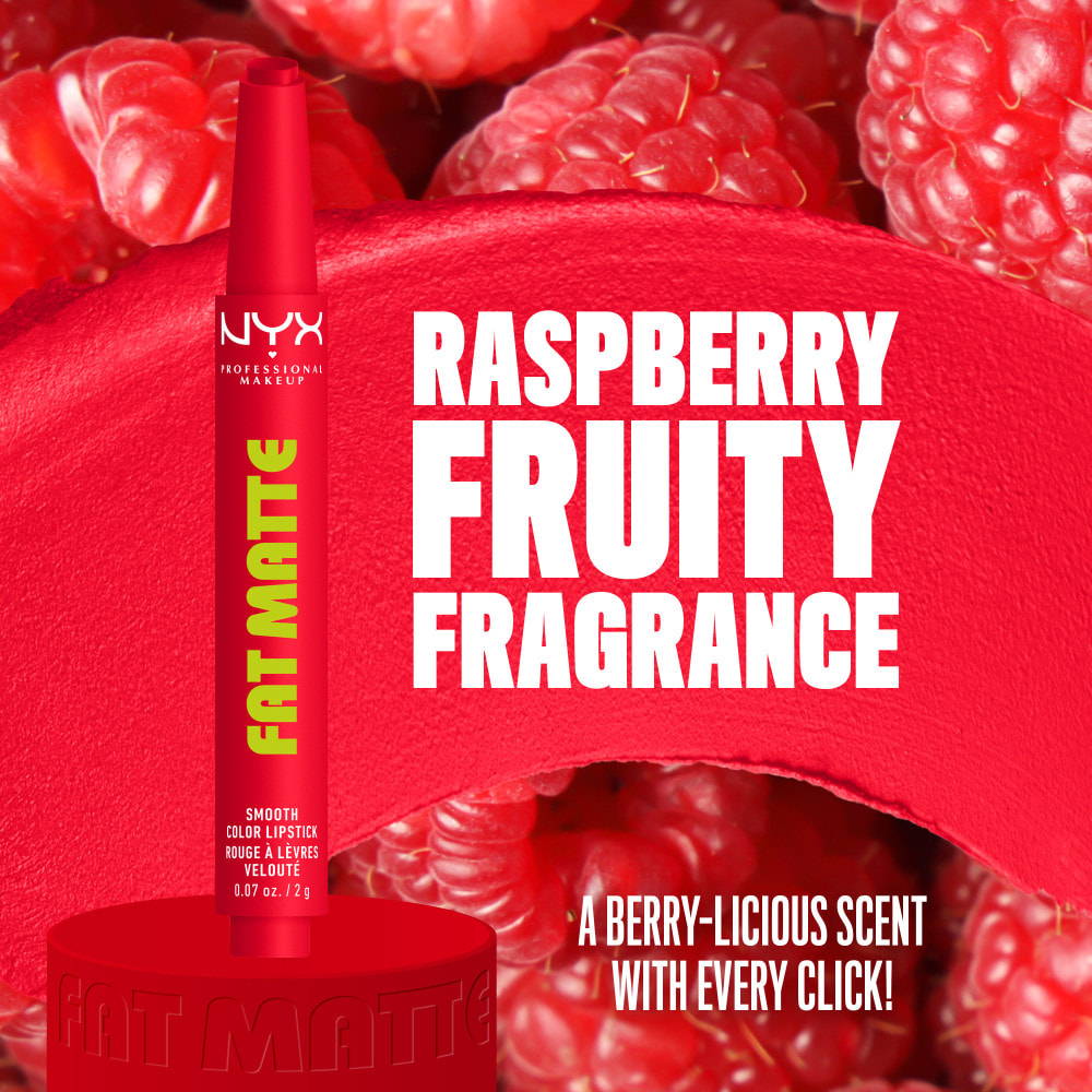 NYX Professional Makeup Fat Matte Rouge à Lèvres Mat Crémeux Fizzy Flame