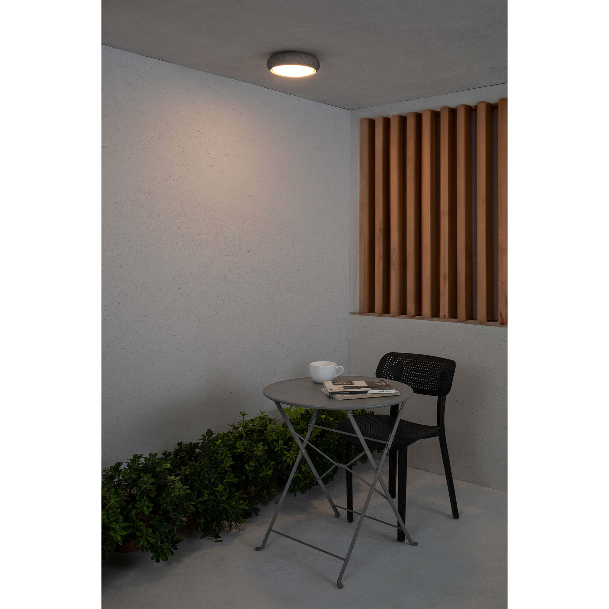 ANGA 240 Lampada plafoniera grigio scuro