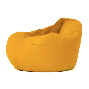 Pouf poire d'extérieur 130x115cm jaune KAYAR