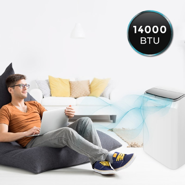 Cecotec Climatiseur portatif ForceClima 14600 Soundless Heating
