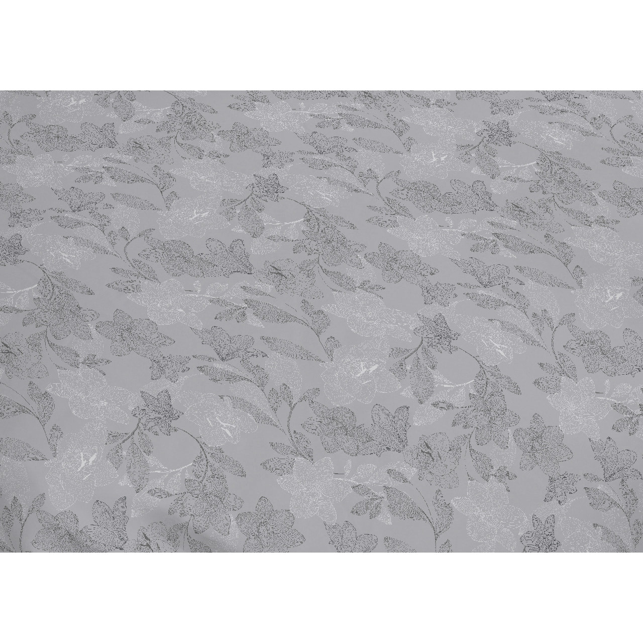 Copriletto Piquet In 100% Cotone Disegno Lily Grigio