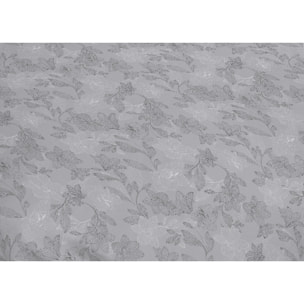 Copriletto Piquet In 100% Cotone Disegno Lily Grigio