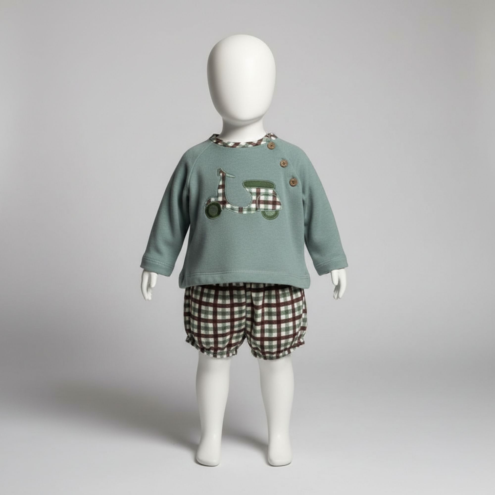 Conjunto Bebe Niño Felpa Horizonte