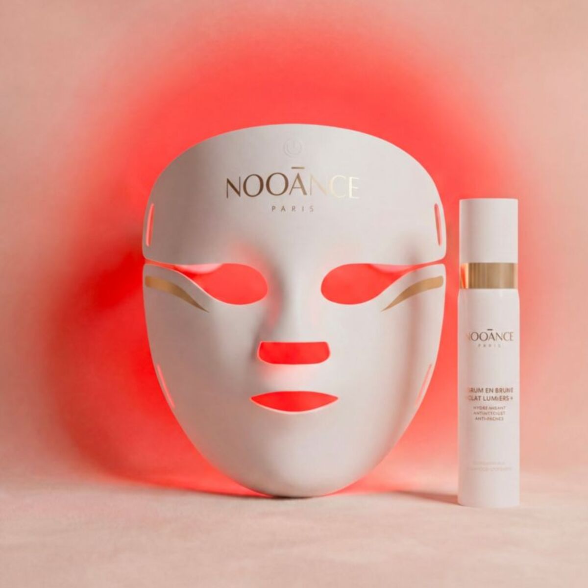 Masque LED NOOANCE Anti-Rides et Fermeté Aurion X252 + Sérum en brume Eclat Lumière inclus