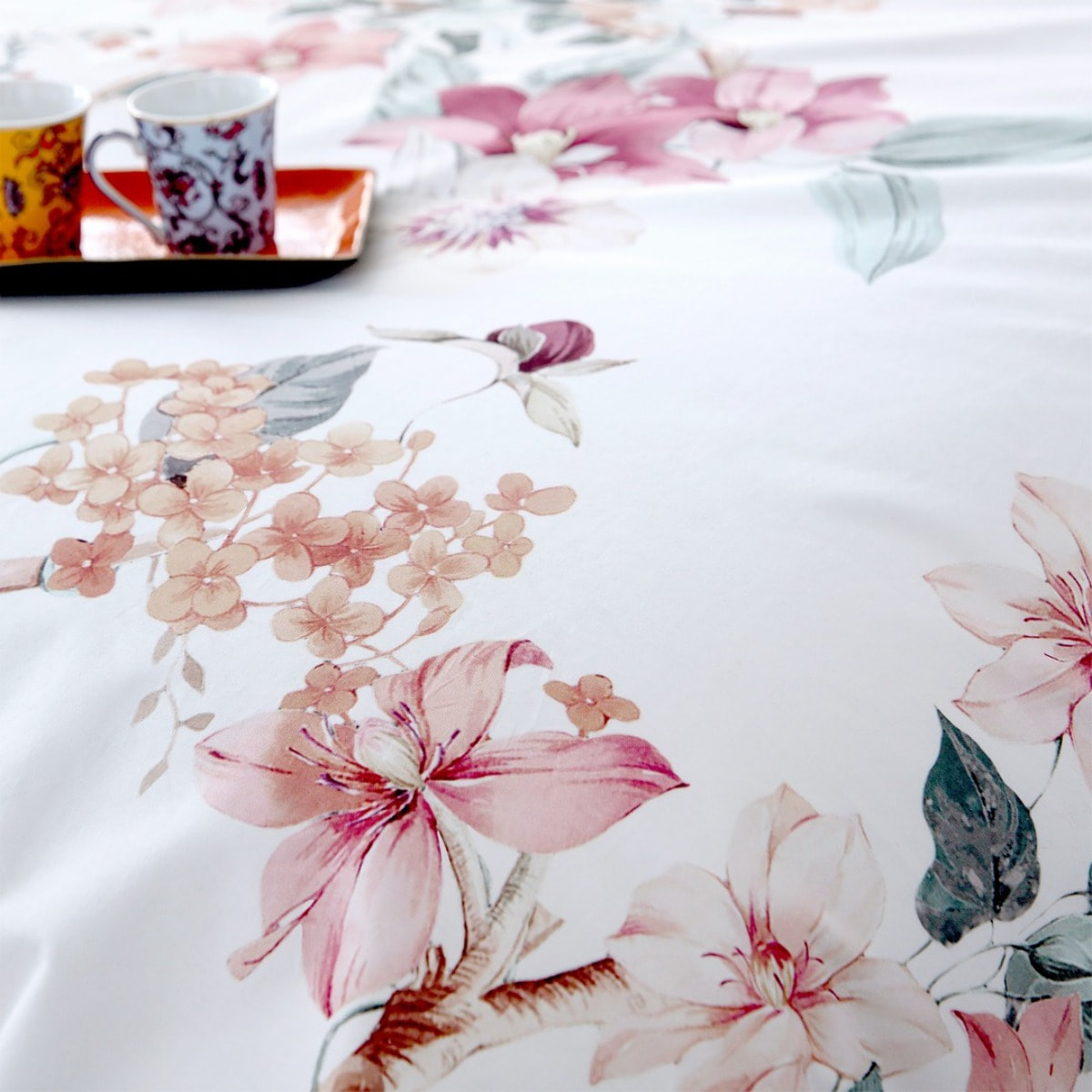 Housse de couette saori blanc