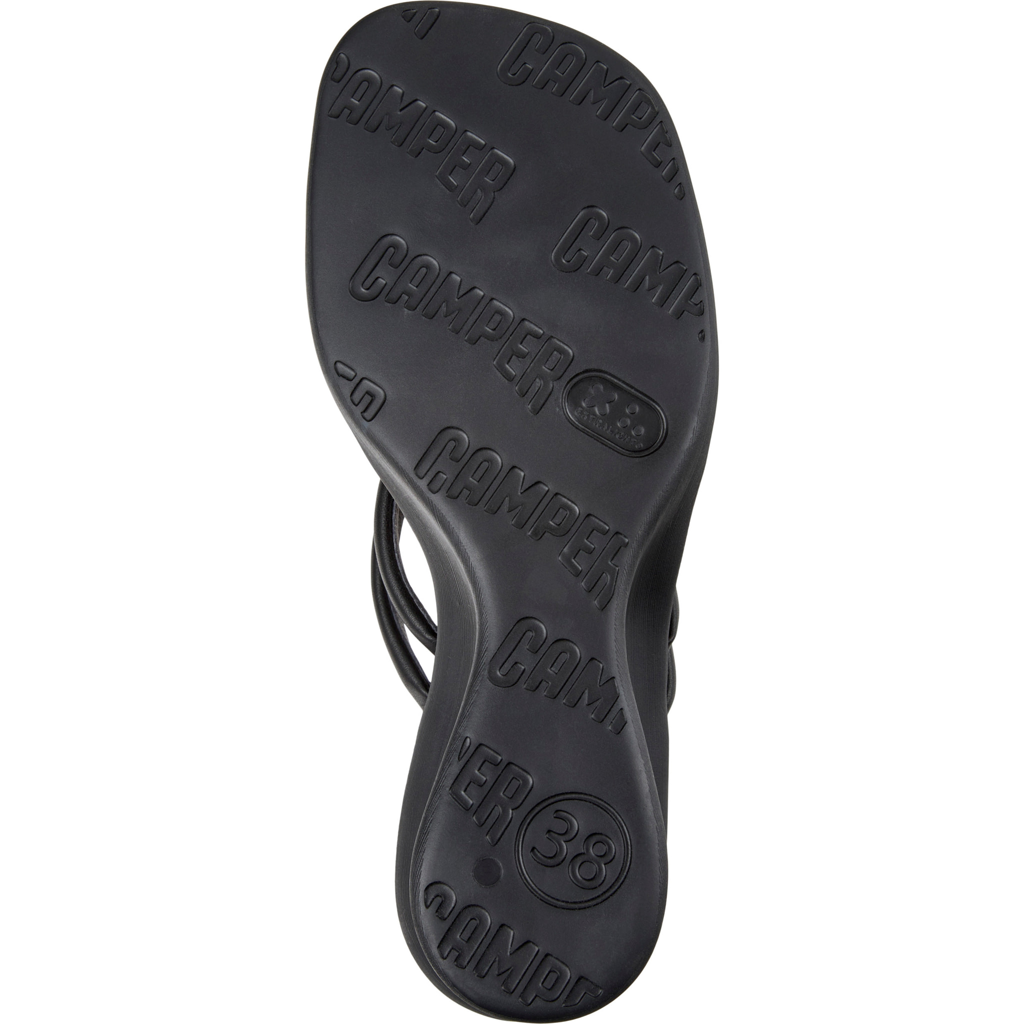 Sandalias - CAMPER Louise Sandal - Negro - Cuero liso