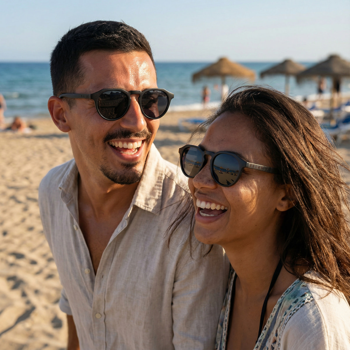 Gafas de Sol Feler 1526-1 Polarizadas de Madera Unisex 43 mm