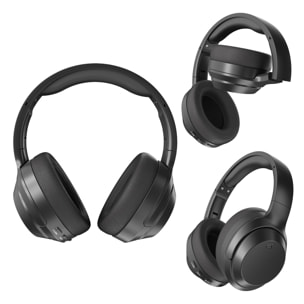 Cuffie VJ375 Bluetooth 5.3 con cancellazione attiva del rumore ANC. Modalità musica e modalità gioco. Mani libere.