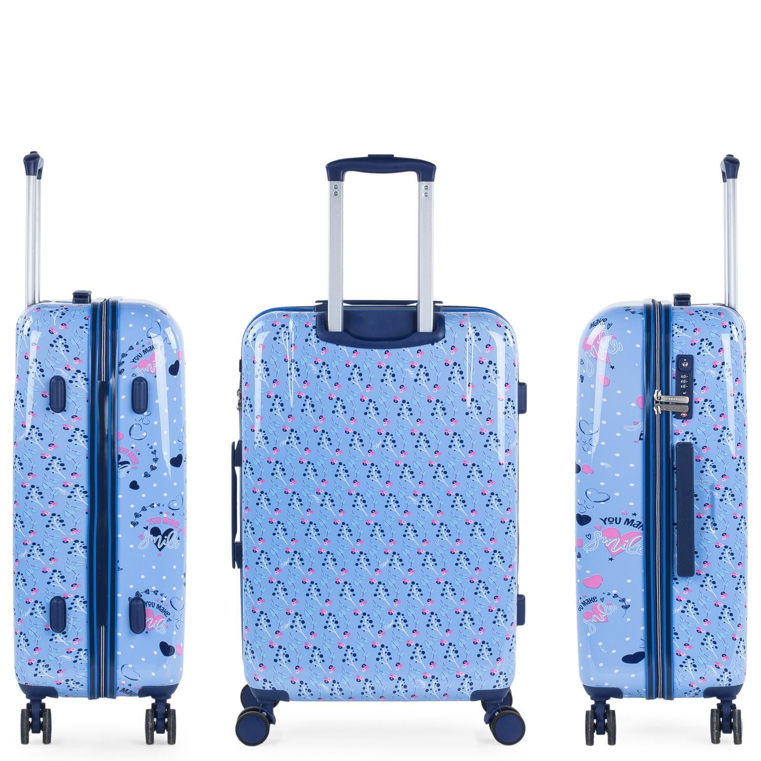 Trolley Mediano 60 Cms Skpat Smile Azul