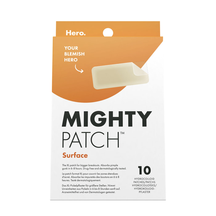 HERO Mighty Patch - Patchs Anti-Acné Surface 10 Patchs